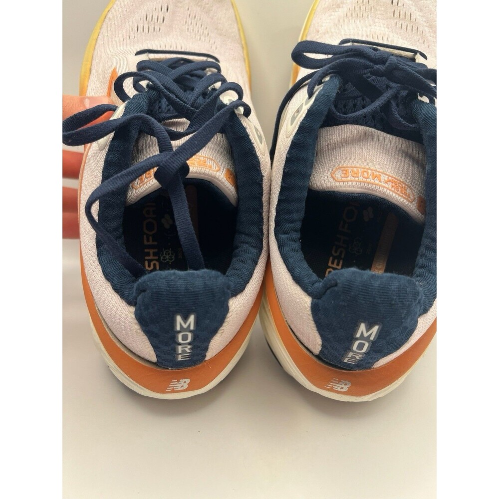New Balance Athletic Shoes - White, Orange,  Navy - Picture 9 of 10